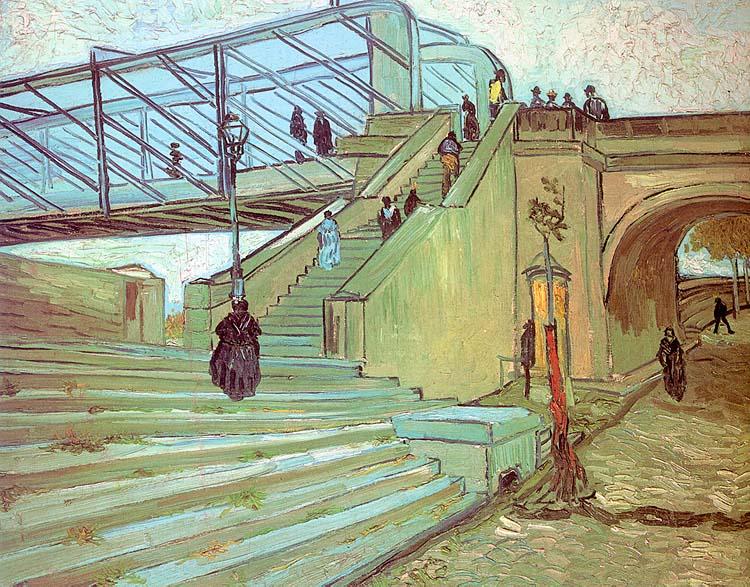 Vincent Van Gogh The Trinquetaille Bridge oil painting picture